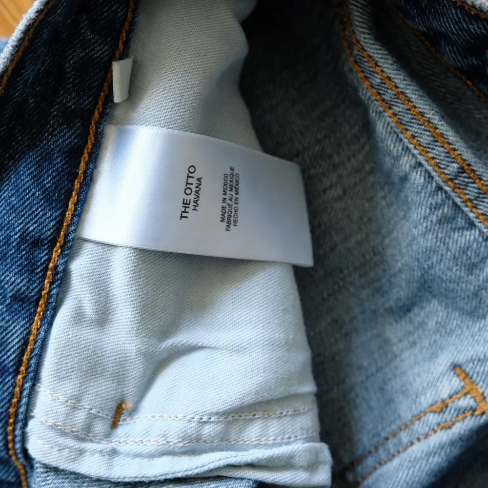 Favorite Daughter The Otto High Rise Boyfriend Ankle Jean Havana Blue Denim 32